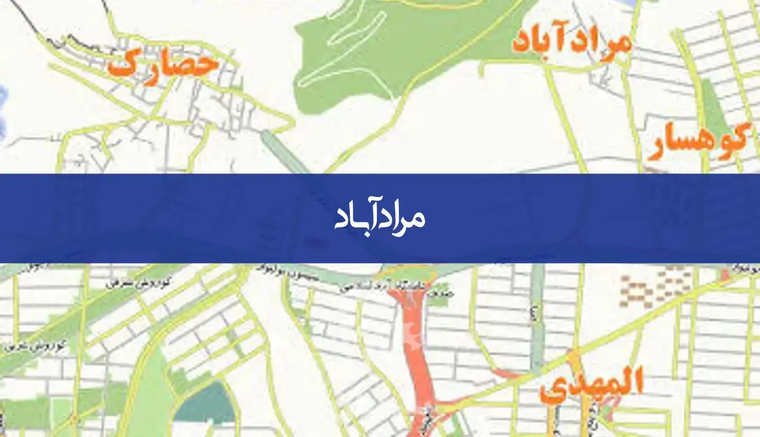 موقعیت جغرافیایی و محدوده مرادآباد